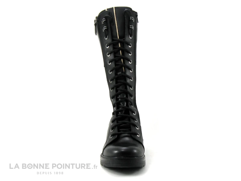 Dockers 49IB201-100100 - Noir - Botte Lacet Femme - Talon Epais 2 Dockers 49IB201-100100 - Noir - Botte Lacet Femme - Talon Epais – Image 2