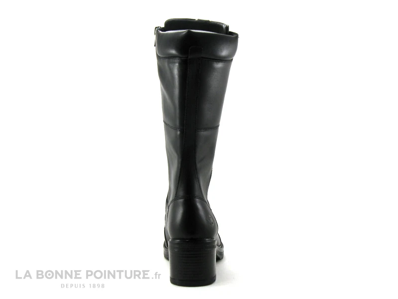 Dockers 49IB201-100100 - Noir - Botte Lacet Femme - Talon Epais 4 Dockers 49IB201-100100 - Noir - Botte Lacet Femme - Talon Epais – Image 4