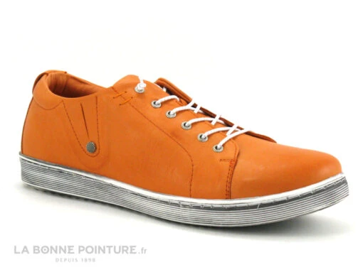 Andrea Conti 0347891-044 Papaya - Basket Orange - Semelle Grisee
