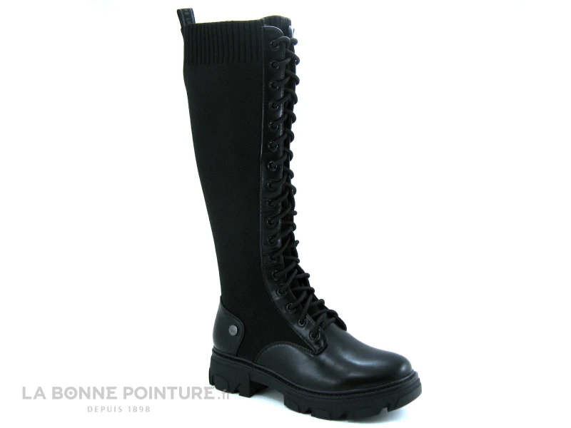 LPB Les Petites Bombes - CAREN Noir - Botte Femme Avec Lacet 1 LPB Les Petites Bombes - CAREN Noir - Botte Femme Avec Lacet