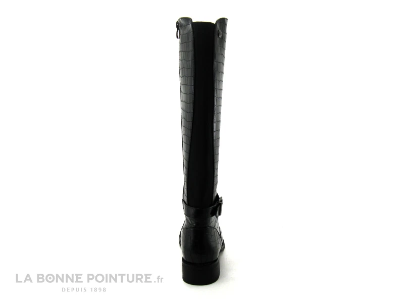 LPB ARINA Noir Croco - Botte Femme CH04BT009 4 LPB ARINA Noir Croco - Botte Femme CH04BT009 – Image 4