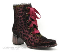 Laura Vita GOCALO 12 Wine - Bottine Bordeaux Et Noire -Célèbre Chaussures Magasin cd24607c73b9e66c561f35ea11d5d5ef img 4028.jpg 152197