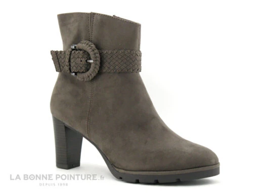 Marco Tozzi 2-25841-27 Pepper - Boots Marron Talon Haut - Bride Tressee
