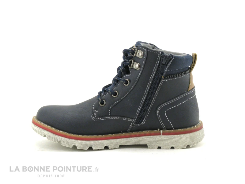 Wipop WOLANT Marine - Chaussure Montante GARCON 3 Wipop WOLANT Marine - Chaussure Montante GARCON – Image 3