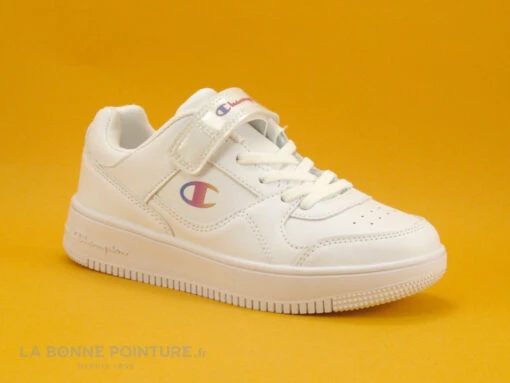 Champion REBOUND Low G PS - S32491 - Sneakers Blanches Enfant