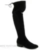 The Divine Factory QL4553 Noir - Botte Cuissarde Noire