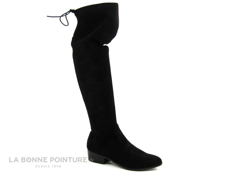 The Divine Factory QL4553 Noir - Botte Cuissarde Noire 1 The Divine Factory QL4553 Noir - Botte Cuissarde Noire