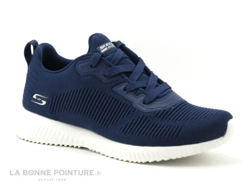 Skechers BOBS SQUAD Tough Talk Navy - Basket Bleu Marine