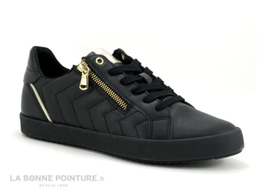Geox BLOMIEE - D266HD - Black - Sneakers Femme Avec Zip
