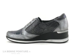 Inea LUTIN - Reptile Gris Noir - Chaussure Basse Compensee -Célèbre Chaussures Magasin cd24607c73b9e66c561f35ea11d5d5ef img 4587.jpg 152919