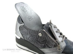 Inea LUTIN - Reptile Gris Noir - Chaussure Basse Compensee -Célèbre Chaussures Magasin cd24607c73b9e66c561f35ea11d5d5ef img 4592.jpg 152917