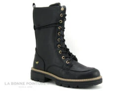 Mustang 1437 503 9 Noir - Bottine Noire Avec Semelle Crantee -Célèbre Chaussures Magasin cd24607c73b9e66c561f35ea11d5d5ef img 5047.jpg 177840