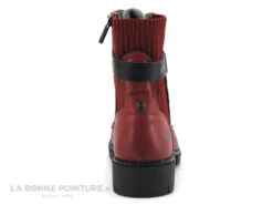 Mustang 1443 502 5 - Bottine Rouge Femme -Célèbre Chaussures Magasin cd24607c73b9e66c561f35ea11d5d5ef img 5117.jpg 177906