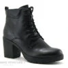 Marco Tozzi 2-25204-35 - Noir - Chaussure Montante Talon Epais