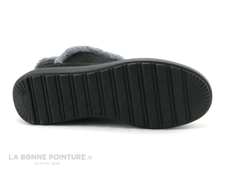 Sweet R CRUCHO Noir - Bottine Femme Interieur Fourrure Grise 4 Sweet R CRUCHO Noir - Bottine Femme Interieur Fourrure Grise – Image 4