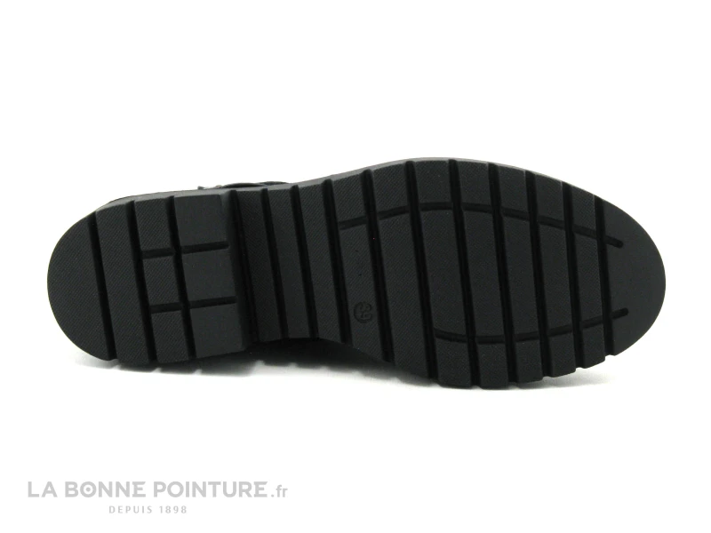 Jet 7 CONCLUS Noir - 2 Brides - Bottine Femme Semelle Crantee 6 Jet 7 CONCLUS Noir - 2 Brides - Bottine Femme Semelle Crantee – Image 6