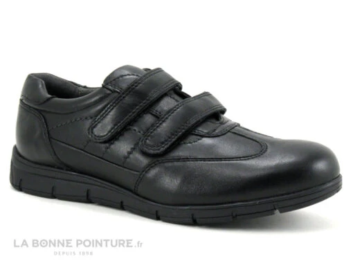 Point D Orgues FRINGE Noir - Basket Ville Homme 2 Brides Scratch