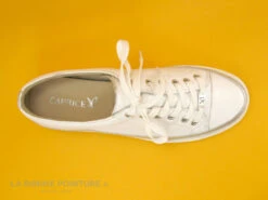 Caprice 9-23654-20 White - Basket Femme Blanche Et Argent -Célèbre Chaussures Magasin cd24607c73b9e66c561f35ea11d5d5ef img 5930.jpg 179091