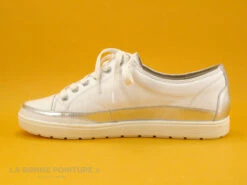 Caprice 9-23654-20 White - Basket Femme Blanche Et Argent -Célèbre Chaussures Magasin cd24607c73b9e66c561f35ea11d5d5ef img 5933.jpg 179094
