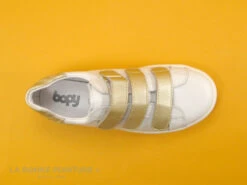 Bopy SAKOVEL Blanc Or - Basket Fille 3 Velcros -Célèbre Chaussures Magasin cd24607c73b9e66c561f35ea11d5d5ef img 5941.jpg 166692
