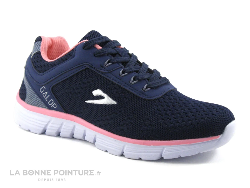 Galop L67551-401 Navy - Basket Femme Bleu Marine Et Rose 5 Galop L67551-401 Navy - Basket Femme Bleu Marine Et Rose – Image 5