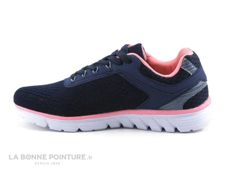 Galop L67551-401 Navy - Basket Femme Bleu Marine Et Rose 3 Galop L67551-401 Navy - Basket Femme Bleu Marine Et Rose – Image 3
