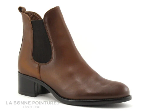 Fantasy 46503WM Malik 321 - Marron - Bottine Chelsea Petit Talon