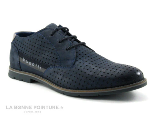 Bugatti FEDARO 311-A6S03 Blue - Chaussure Derbi Homme - Bleu