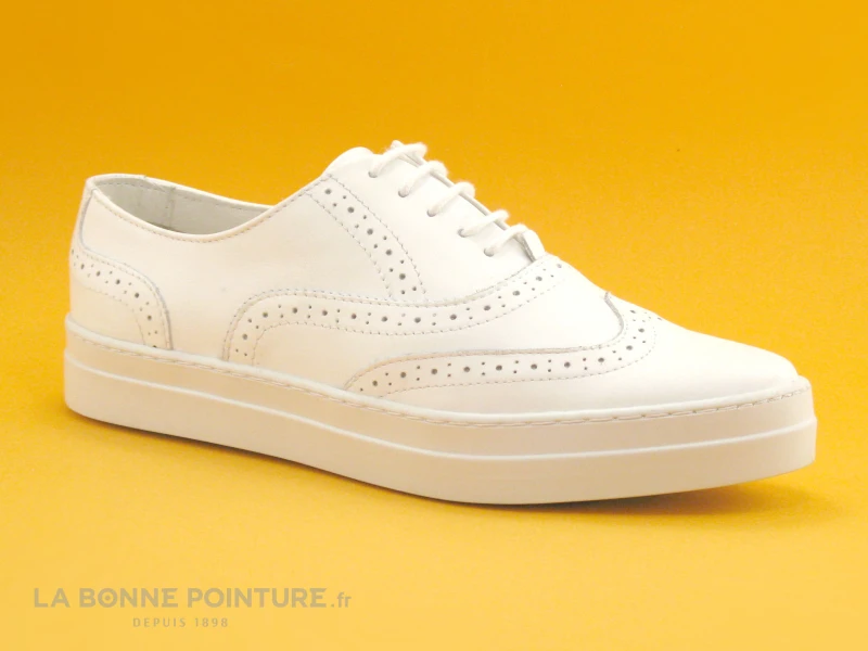 Lily Mood ADELUI Blanc - Chaussure Richelieu Femme 5 Lily Mood ADELUI Blanc - Chaussure Richelieu Femme – Image 5