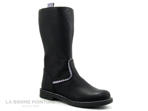 MKids MEPASCA MK6977F8IA - Botte - Noir - Lisere Argent