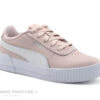 Puma PS CARINA 370678Y33 - Basket Fille Rose Et Blanche