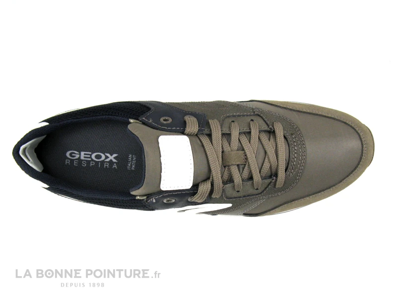 Geox U25CPA PONENTE - Marron - Bleu Marine - Basket Ville Homme 6 Geox U25CPA PONENTE - Marron - Bleu Marine - Basket Ville Homme – Image 6