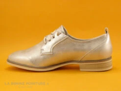 Tamaris 1-23204-20 Light Gold - Derby Femme Metallise -Célèbre Chaussures Magasin cd24607c73b9e66c561f35ea11d5d5ef img 6454.jpg 181698