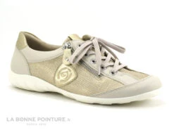 Remonte R3415-60 - Beige Et Or - Chaussure Basse Femme -Célèbre Chaussures Magasin cd24607c73b9e66c561f35ea11d5d5ef img 6502.jpg 179393