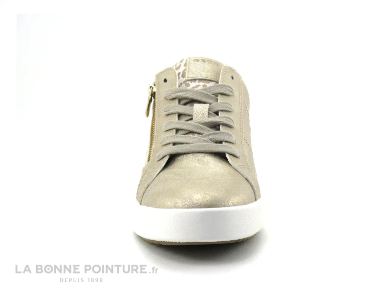 Geox D356HE BLOOMIEE Gold Lt Taupe - Basket Basse Femme Beige Et Or 2 Geox D356HE BLOOMIEE Gold Lt Taupe - Basket Basse Femme Beige Et Or – Image 2