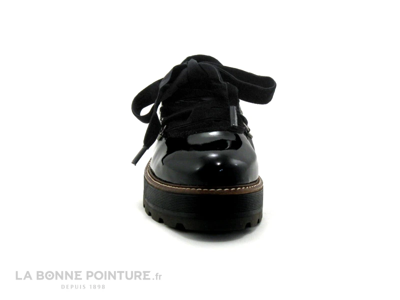 Folies POUM - Noir Verni - Chaussure Basse Femme 2 Folies POUM - Noir Verni - Chaussure Basse Femme – Image 2