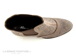 Alma En Pena I18287 - Velours Taupe - Perles - Boots Western Talon -Célèbre Chaussures Magasin cd24607c73b9e66c561f35ea11d5d5ef img 6803.jpg 125353