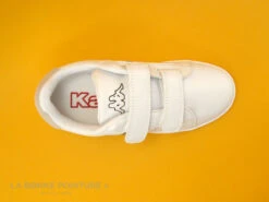 Kappa Logo ALPHA 2V White Blue - 2 Velcros - Basket Blanche Enfant -Célèbre Chaussures Magasin cd24607c73b9e66c561f35ea11d5d5ef img 6818.jpg 155588