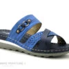 Morans ROMARYTO Marine - Bleu Metal - Mule Femme