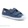 Cienta 78020 90 - Bleu - Basket Toile Enfant 2 Velcros