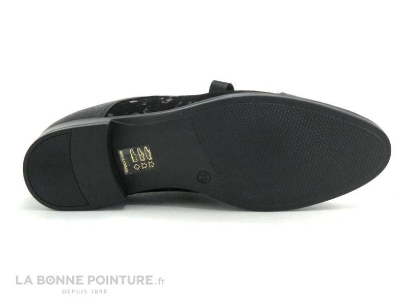 Mademoisel H 8057 Noir 2419 - Velours Imprime - Derby Femme 7 Mademoisel H 8057 Noir 2419 - Velours Imprime - Derby Femme – Image 7