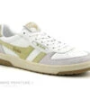 Gola HAWK CLB336WO White Lemon Gold - Basket Blanche Femme