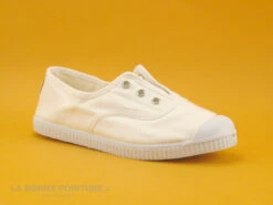 Cienta 7099705 Blanc - Basket Toile Enfant Sans Lacet -Célèbre Chaussures Magasin cd24607c73b9e66c561f35ea11d5d5ef img 7552.jpg 169000