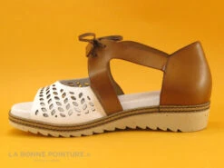 Dorking ESPE D8773-TX - Blanc Marron - Sandale Femme Avec Contrefort -Célèbre Chaussures Magasin cd24607c73b9e66c561f35ea11d5d5ef img 7559.jpg 169010