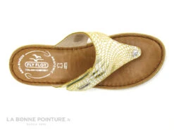 Fly Flot FIBBY - Jaune Blanc Argent - Tong Reglable Femme -Célèbre Chaussures Magasin cd24607c73b9e66c561f35ea11d5d5ef img 7609.jpg 156545