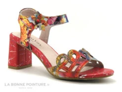 Laura Vita HECO 13 Rouge - Sandale Talon Haut -Célèbre Chaussures Magasin cd24607c73b9e66c561f35ea11d5d5ef img 7647.jpg 156630