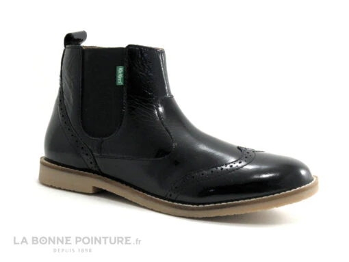 Kickers TYLDA Noir Vernis 736400-30 - Boots Fille