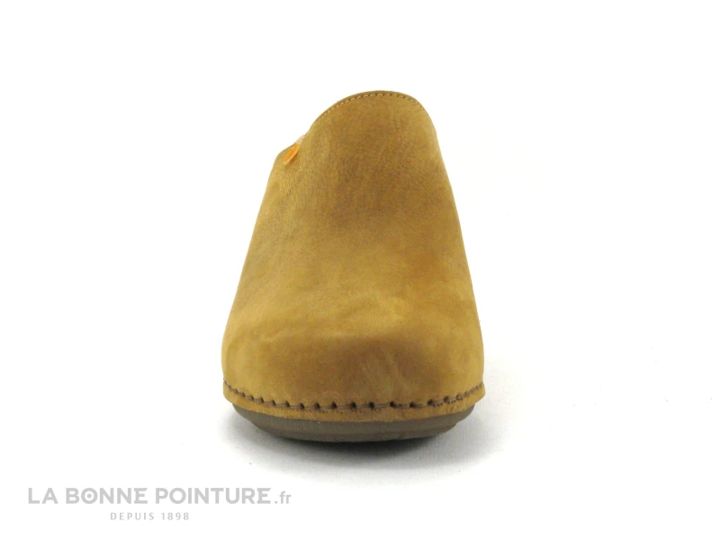 Jungla 7855 Albero - Sabot Femme Cuir Jaune - Talon Haut 2 Jungla 7855 Albero - Sabot Femme Cuir Jaune - Talon Haut – Image 2