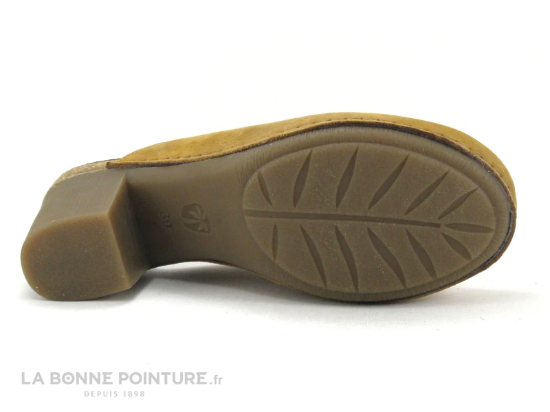 Jungla 7855 Albero - Sabot Femme Cuir Jaune - Talon Haut 7 Jungla 7855 Albero - Sabot Femme Cuir Jaune - Talon Haut – Image 7