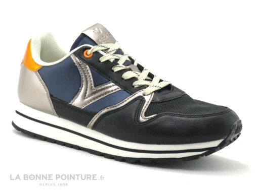 Victoria 1141134 Noir Argent Orange - Sneakers Mode Femme
